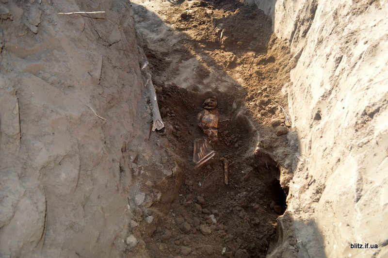 У прикарпатському селі будували Хресну дорогу, а виявили людські останки (ФОТО)