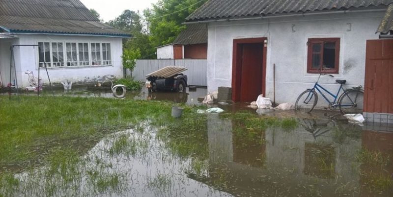 Прикарпатські рятувальники відкачали воду з підтоплених будівель (ФОТО)