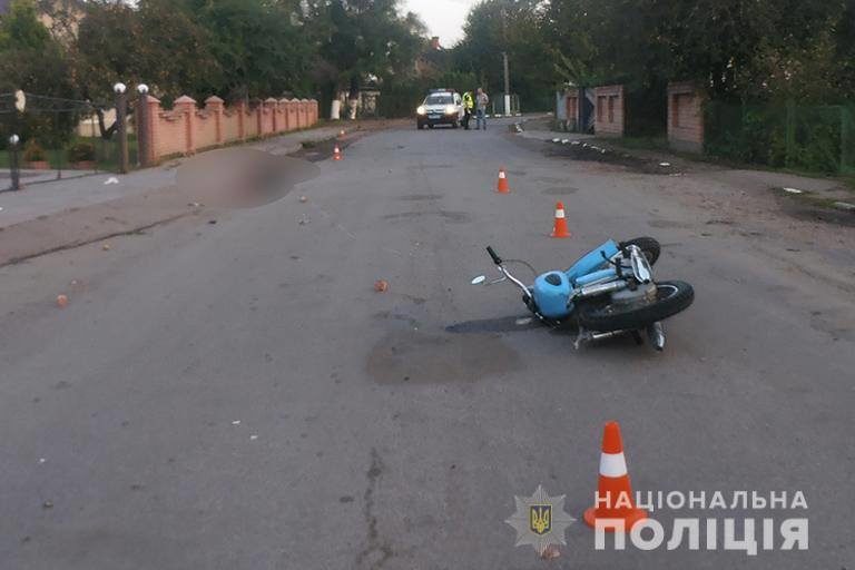 Вночі на Прикарпатті на смерть розбився юний мотоцикліст (ФОТО)
