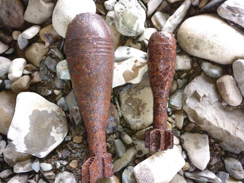 У суботу на Прикарпатті знайшли три артилерійські снаряди