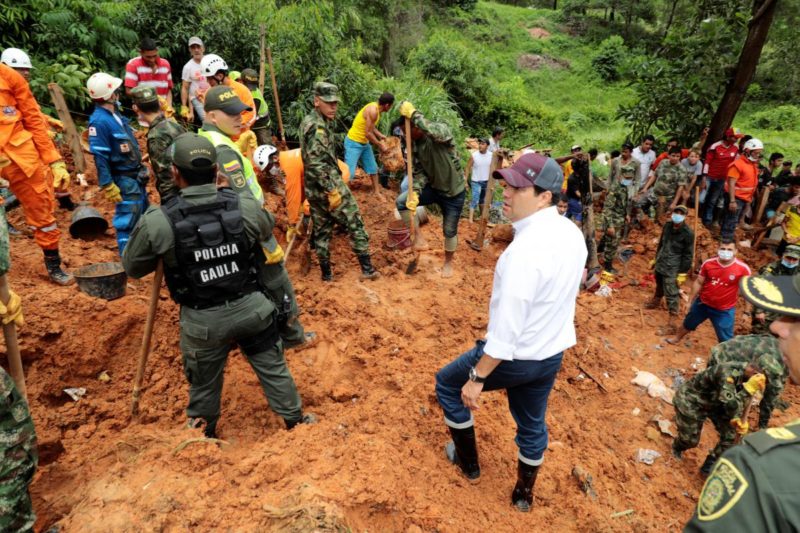 У Колумбії через зсув ґрунту загинули дев’ять людей, ще п’ятеро зникли безвісти (ФОТО)