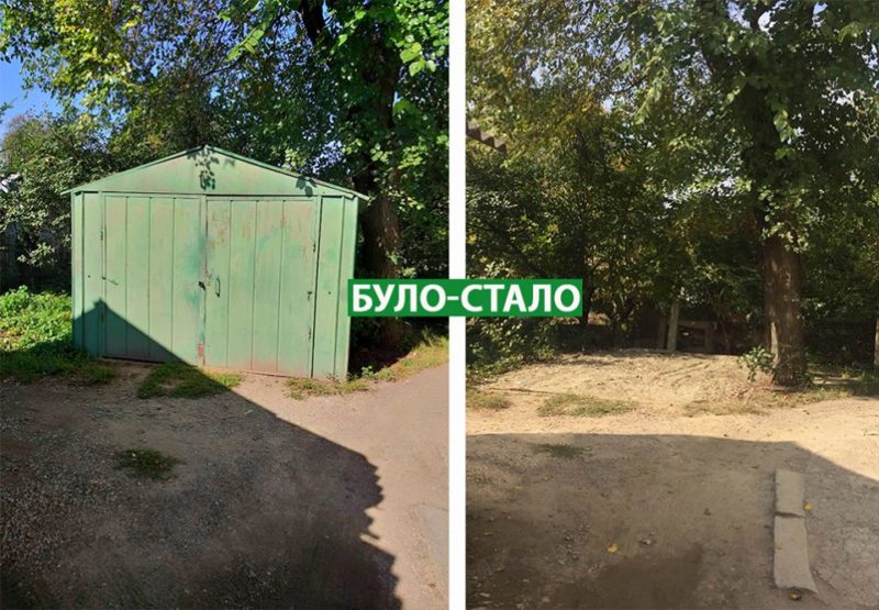 На двох вулицях Франківська демонтували незаконні гаражі (ФОТО)