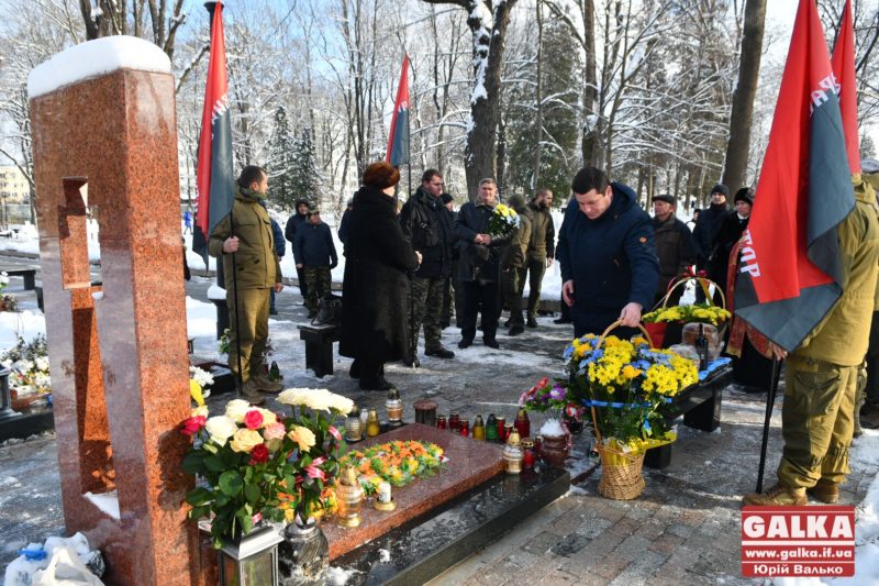 У Франківську вшанували пам’ять загиблого атовця Григорія Семанишина (ФОТО)